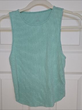 American Eagle Outfitters Mint Green Ribbed Tank